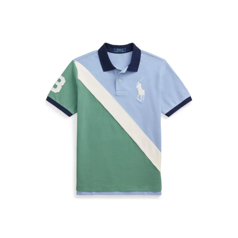 Image of Polo Ralph Lauren Kids Short Sleeve Shirt Chmbry Blue male 14-16Y/L