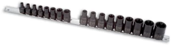 Image of Laser Tools 3930 Star Socket Set - 17pc Chrome Vanadium