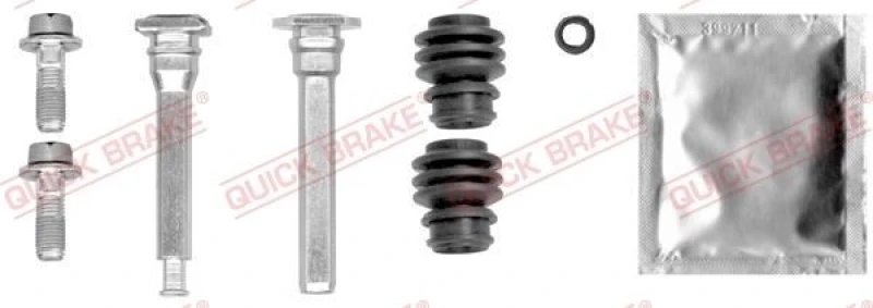 Image of QUICK BRAKE Guide sleeve kit, brake caliper QUICK BRAKE 113-0031X