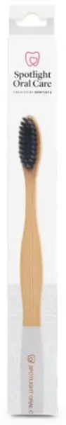 image of Spotlight Oral Care White Bamboo Toothbrush