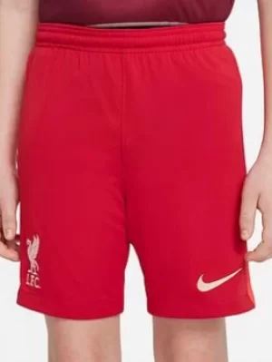 Image of Nike Liverpool Fc Junior 21/22 Home Short, Red, Size L