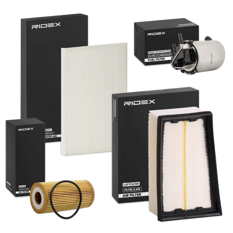 Image of RIDEX 4055F29077 Filter Set with gasket/seal Filter Set (4055)