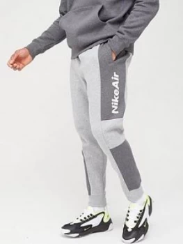 Image of Nike Sportswear Air Fleece Pants - Dark Grey Heather Size M Men