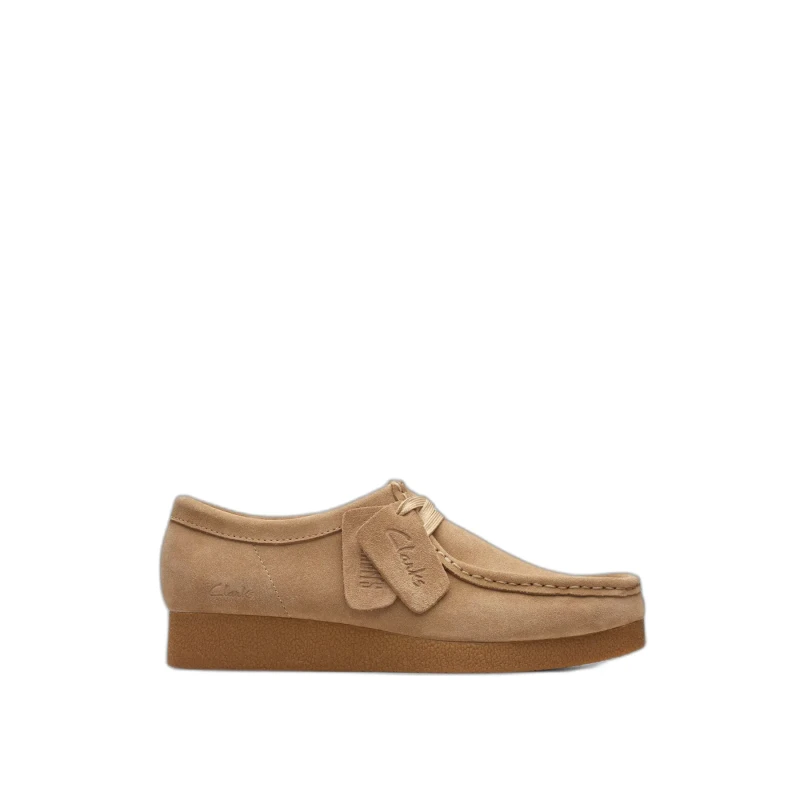 Image of Clarks Womens loafers Clarks WallabeeEVOSh Beige Female 39