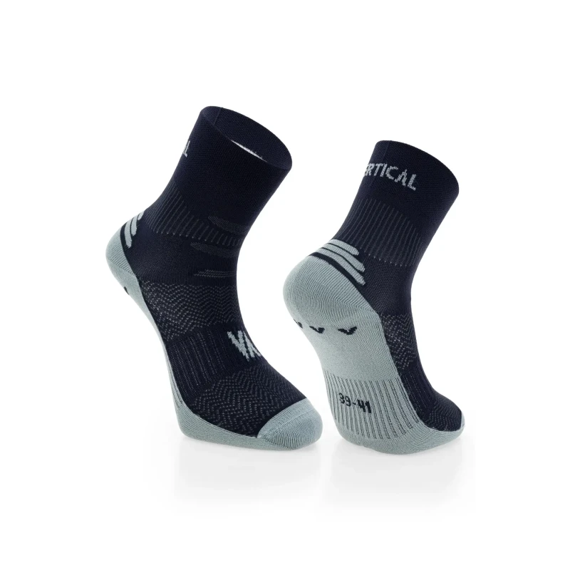 Image of Medium double layer socks Vertical Bleu Unisex 42/44