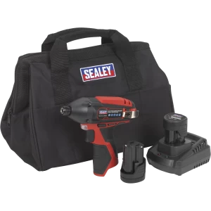 image of Sealey CP1204 12v Cordless Impact Driver 2 x 1.5ah Li-ion Charger Bag