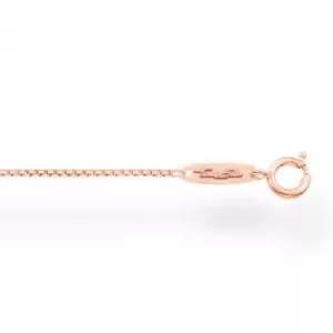 image of THOMAS SABO Rose Gold Plated Square Belcher Chain KE1106-415-12