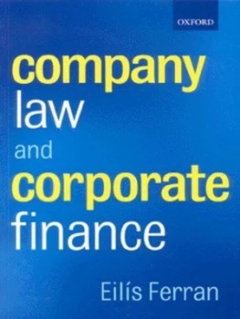 Image of Company Law and Corporate Finance by Eils Ferran Paperback