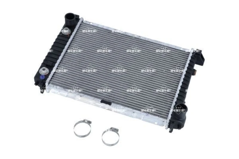 Image of NRF 51350 Engine radiator EASY FIT Brazed cooling fins, Aluminium, with mounting parts Aluminium Radiator,engine cooling (470)