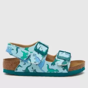 image of BIRKENSTOCK Pale Blue Milano Hl Boys Junior Sandals