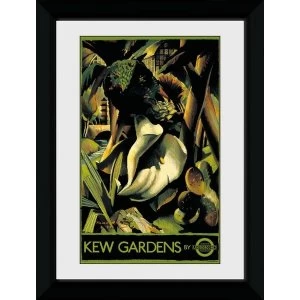 Image of Transport For London Kew Gardens 2 50 x 70 Framed Collector Print
