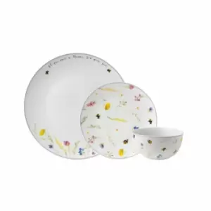 Image of Sabichi 12Pcs Floral Bees Dinner Set