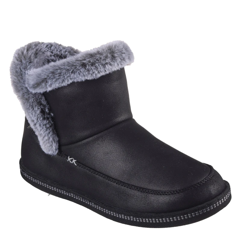 Image of Skechers Womens Cozy Campfire Full Fit Slippers Black female 2 (35)