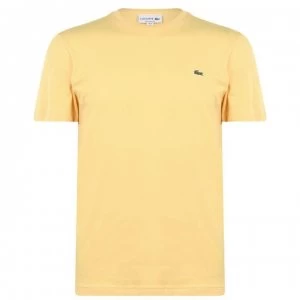 Image of Lacoste Basic Cotton T Shirt - Yellow Z0A