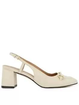 Image of Dune London Cassie Snaffle Open Court, Ecru, Size 3, Women