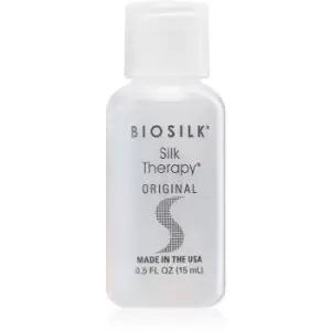 image of Biosilk Silk Therapy Original regenerating silk treatment for all hair types 15 ml