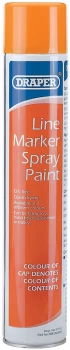 Image of Draper 750ml Orange Line Marker Spray Paint 41912