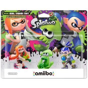 image of Inkling Girl / Squid / Inkling Boy Amiibo (Splatoon)