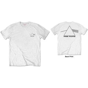 Image of Pink Floyd - DSOTM Prism Mens Large T-Shirt - White