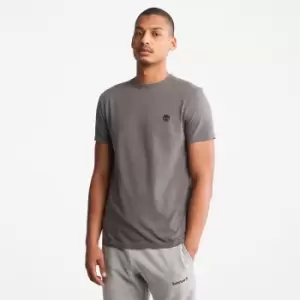 Image of Timberland Dunstan River Crewneck T-Shirt For Men In Grey, Size L