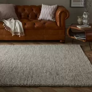 Image of Mayfair Delilah 120x170cm Mottled Cream Wool Pebble Rug