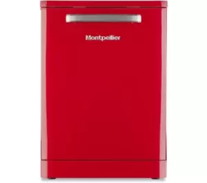 image of Montpellier MAB1353R Freestanding Retro Dishwasher