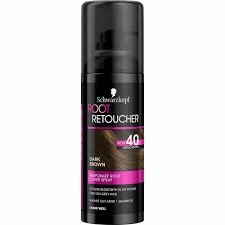 Image of Schwarzkopf Root Retoucher Instant Temporary Cover Spray Dark Brown 120ml