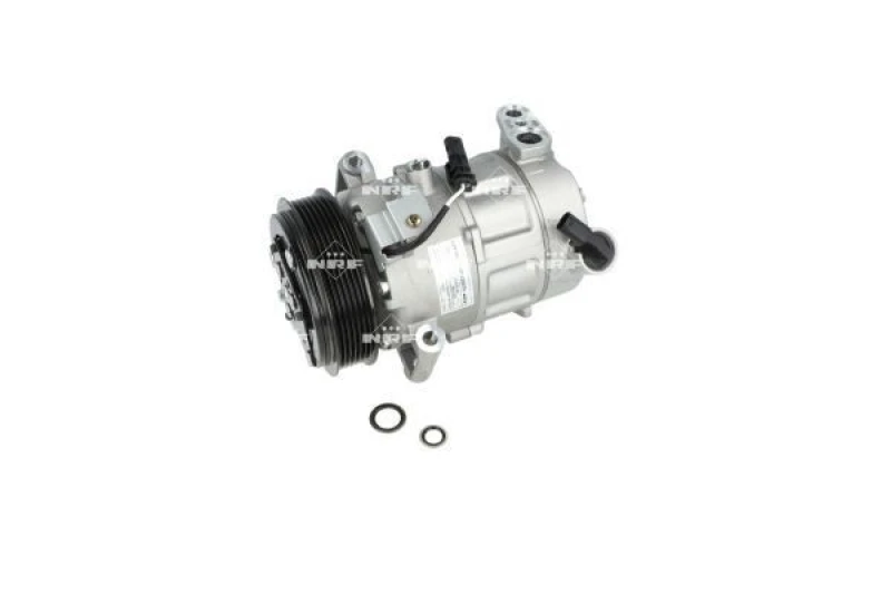 Image of NRF 320276 AC Compressor EASY FIT PAG 46 YF, Refrigerant: R134a, with gaskets/seals Compressor,air conditioning (447)