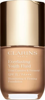 Image of Clarins Everlasting Youth Fluid Illuminating and Firming Foundation SPF15 30ml 105.5 - Flesh