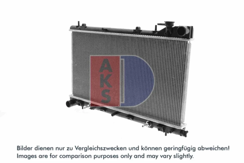 Image of AKS DASIS 350019N Engine radiator Aluminium, Brazed cooling fins Radiator,engine cooling (470)
