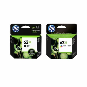 Image of HP 62XL Black and Tri Colour Ink Cartridge