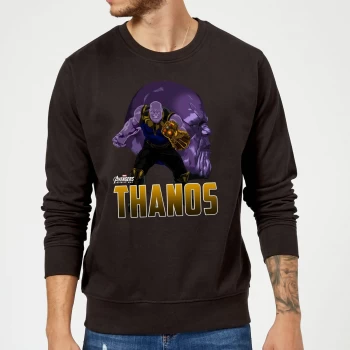 Image of Avengers Thanos Sweatshirt - Black