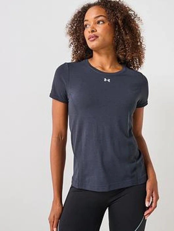 Image of Under Armour Womens Vanish Seamless Short-Sleeve Performance Gym Top Short Sleeve Performance T-Shirts 8 (XS) Black 34324803310