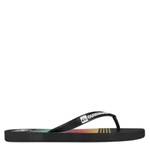 Image of Quiksilver Skyline Flip Flops Mens - Black