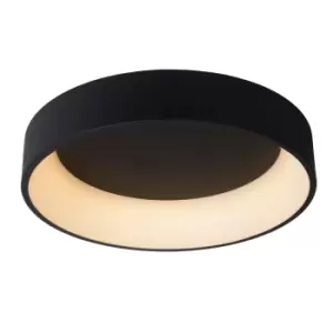 Image of Talowe LED Modern Flush Ceiling Light - Ø60cm - LED Dim. - 1x42W 3000K - Black