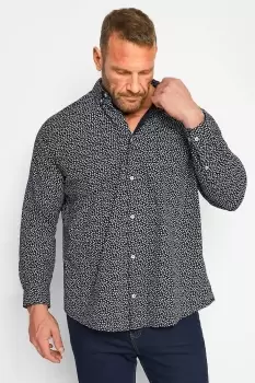 image of Triangle Print Long Sleeve Shirt