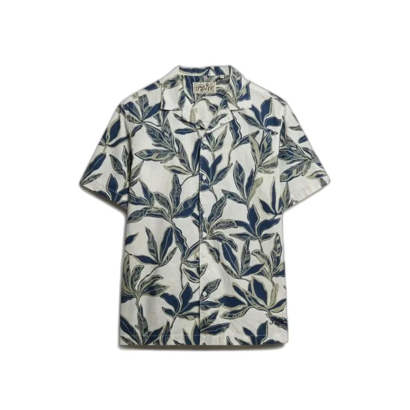 Image of Superdry Shirt Superdry Cabana Poolside Blanc Male S M4011136A-K8X