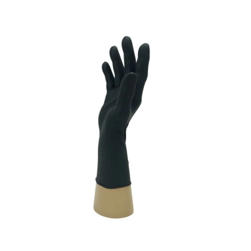Image of Polyco Bodyguards Nitrile Powder Free Disposable Glove Small Black (100 Pack) GL896/S