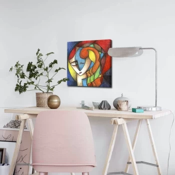 Image of 4545ABSC - 022 Multicolor Decorative Canvas Painting