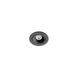 Faro Barcelona - Faro Arg - Tiltable Black recessed Downlight GU10