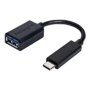 image of CA1000 USB C to USB A Adapter Black K33992WW