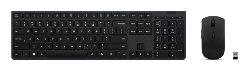 Image of Lenovo 4X31R64325 keyboard Mouse included Office RF Wireless + Bluetoo