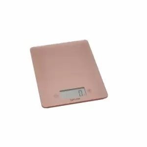 image of Taylor Pro Glass Digital 5Kg Kitchen Scales - Rose Gold