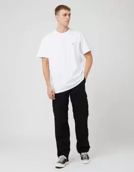Image of Carhartt Wip Regular Cargo Pants, Black-Garment Dyed, Male, Pants, I030475.89GD