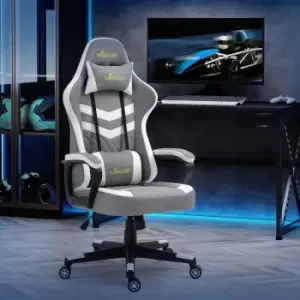 Image of Vinsetto Racing Gaming Chair with Lumbar Support, white