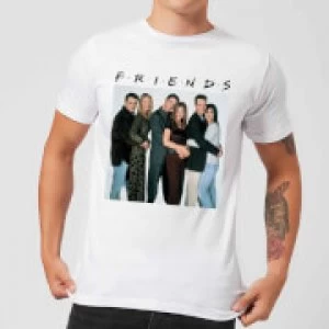 Image of Friends Group Shot Mens T-Shirt - White - 3XL