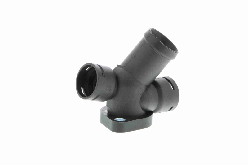 Image of VAICO V10-0273 Coolant Flange with gasket/seal, Upper, Original VAICO Quality Coolant Flange (3219)