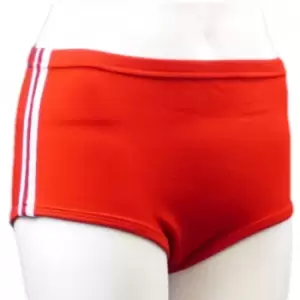 image of Carta Sport Mens Athletic Briefs (26R) (Scarlet Red/White)