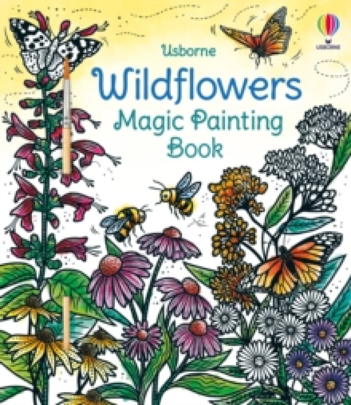 Image of Wildflowers Magic Painting Book Paperback / softback