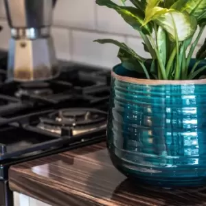 Image of Ivyline Pot Como in Turquoise